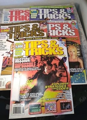 Vintage Tips & Tricks Video Game Magazines – Lot of 5 (1997–1998) - Image 1 of 4