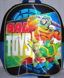 Mini mochila escolar azul y negra de Disney Toy Story para niños pequeños - Imagen 1 de 1