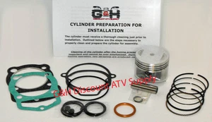 QUALITY Honda TRX 200SX Fourtrax Cylinder Top End Rebuild Kit Machining Service - Picture 1 of 1