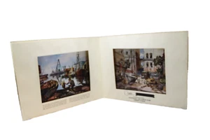 VTG Lionel Barrymore Premier Presentation Color-Etch Prints Lot of 4 Metallic 3D - Picture 1 of 10