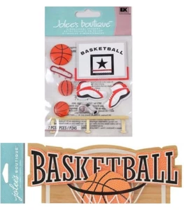 Jolee's BASKETBALL Stickers Team Players Coach Slam Dunk Court Baller NBA - Picture 1 of 3