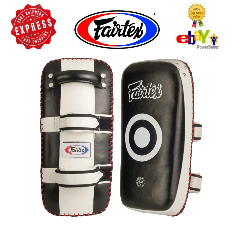 New Fairtex Curved Muay Thai Kick Boxing Kicking Pads KPLC