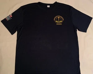 NYPD NYC Police Department New York City T-Shirt Sz XL MTA Finest - Picture 1 of 7