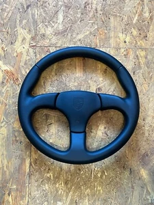 Volante Atiwe 32 para Porsche 911 964 993 996 KBA70111 930 cuero negro - Imagen 1 de 10