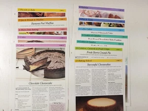 Lot of 12 Great American Recipes Home Baking Recipe Pages Desserts Sides - Picture 1 of 3