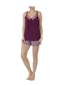Women's Plus Size Rayon Pajama Tank & Shorts 2-Piece Sleepwear Set Size XL - Picture 1 of 3