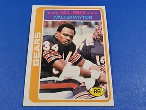 1978 TOPPS FOOTBALL #200 WALTER PAYTON HIGH GRADE NEAR MINT NRMT WAX STAIN - Picture 1 of 7