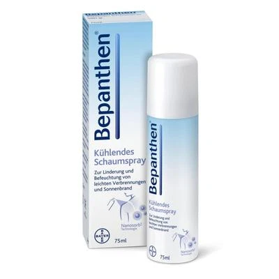 BAYER VITAL GMBH BEPANTHEN Spray Espuma 75ml PZN 03916343 Refrigerante en Quemaduras Leves