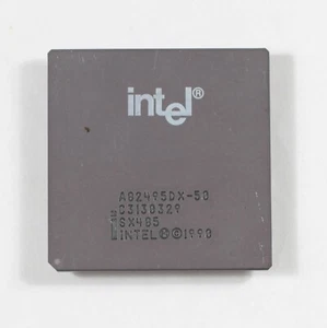 Socket 1 CPU - Intel 486 DX-50 - Solder on pins - SX485  - AS-IS - Picture 1 of 2