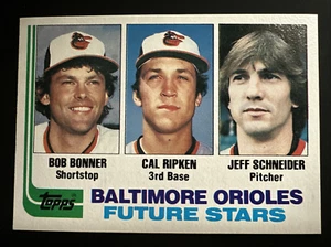 1982 Topps #21 Cal Ripken, Jr. - Baltimore - Gran centrado delantero 4 esquinas afiladas - Imagen 1 de 2