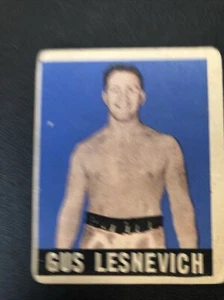 1948 Leaf Gum Gus Lesnevich World Boxing Champion Fighter WBC - Picture 1 of 2