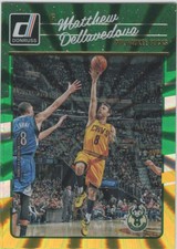 2016-17 Panini Donruss Matthew Dellavedova Green Yellow #8