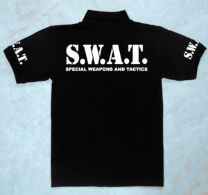Polo Shirt, Professional, Police Business, Safety, S.W.A.T., Dry Blend Unisex - Picture 1 of 3