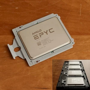 AMD EPYC Milan 7B13 64-Core 2.2GHz SP3 Processor CPU 100-000000335 7B12 OEM 7763 - Picture 1 of 4