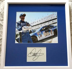 Dale Earnhardt Jr. autograph signed autographed framed w/ 8x10 Daytona photo JSA - Picture 1 of 1