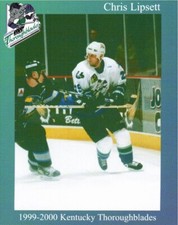 Chris Lipsett 1999-00 Kentucky Thoroughblades