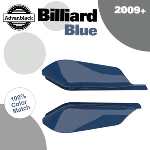 Billiard Blue Mid-Frame Air Deflector Heat Shield For 2009+ Harley Touring - Foto 1 di 9