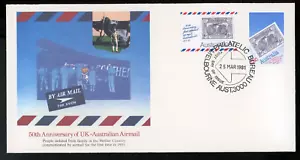 AUSTRALIA 1981 FIRST DAY COVER, 50th ANNIVERSARY OF UK-AUSTRALIAN AIRMAIL !! N04 - Picture 1 of 2