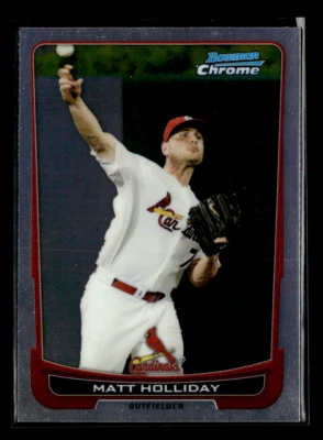 2012 Bowman Chrome #109 Matt Holliday Refractors - Image 1 of 2