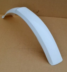 JCM Europa 240 325 Plastic FRONT Mudguard WHITE - Picture 1 of 1