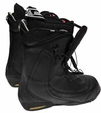Burton Ion Snowboard Boots Mens 9.5 Black All Mountain Freestyle Snowboarding