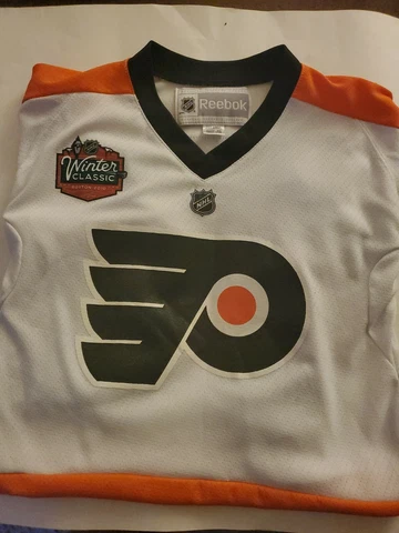 Philadelphia Flyers Winter Classic Boston 2010 Reebok NHL Jersey blank Youth s/m Cover