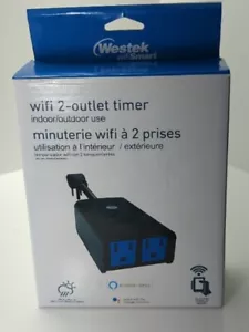 Westek wifi 2 Outlet Indoor And Ask Outdoor Timer light control - Picture 1 of 4