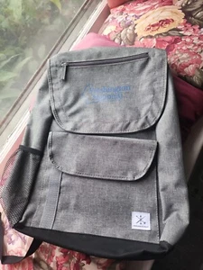 Merchant & Craft Grey Backpack Washington National Branded Gray Canvas Bag - Picture 1 of 5