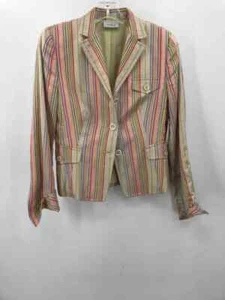 Pre-Owned Akris Green Size 8 Button Down Blazer - Picture 1 of 3