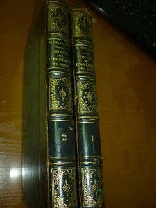Chevalier Michel : Lettres sur l'Amérique du Nord. 1837 2 Vol REliés Autogra - Picture 1 of 3