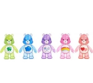 B94/95 NEW CARE BEARS Glitter Fun Figure Set - Picture 1 of 12