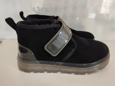 Botas femininas UGG Neumel com alça tamanho 8 camurça forrada shearling inverno 1137030 sapatos - Imagem 1 de 4