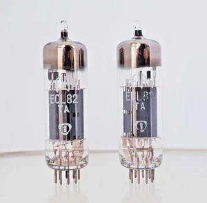 2 x ECL82 TELAM MATCHED PAIR 6BM8 Pre-amp Triode+Power Output Pentode Tube NEW - Picture 1 of 3