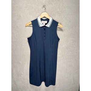 Tommy Bahama ärmelloses Golfkleid mit Kragen blau Damengröße Small - Bild 1 von 6