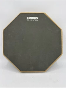 Almohadilla de práctica de batería Evans Real Feel 12" doble cara usada buen estado *LEER - Imagen 1 de 5