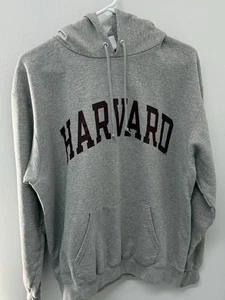 Felpa con cappuccio Champion Harvard University uomo L pullover felpa Spellout grigio - Foto 1 di 6