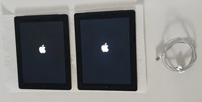 2 x Apple iPad 16GB (A1430) Wi-Fi & Bluetooth Schwarz  mit 1 Ladekabel - Bild 1 von 3