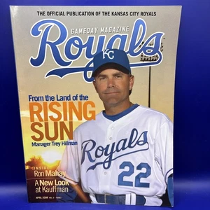 2008 Kansas City Royals 100 Seiten + Spieltag Magazin für April - 8,5" x 11" - Bild 1 von 7