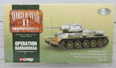 Corgi CC51602, T-34 Modelo 1943, 112ª Brigada de Tanques, 6º Cuerpo de Tanques 1943, 1/50 Foto 1 de 4