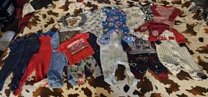 bundle of baby boy pajamas - Picture 1 of 9