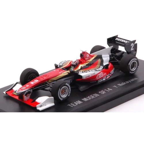 TEAM MUGEN SF14 N.2 SUPER FORMULA 2014 Y.NAKAYAMA 1:43 Ebbro Auto Competizione M - Immagine 1 di 1