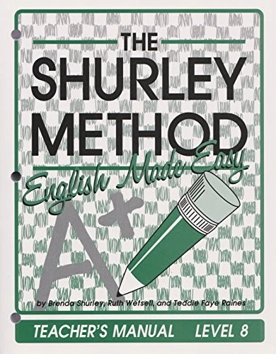 The Shurley Method English Made Easy Teacher's Manual Level 8 by Brenda Shurley - Image 1 of 1