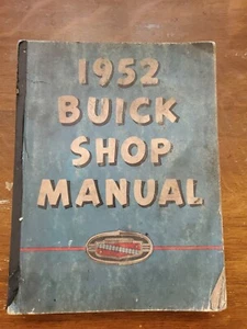 1952 Buick Shop Manual Repair Service Manual Car Mechanics Book Original - Picture 1 of 3