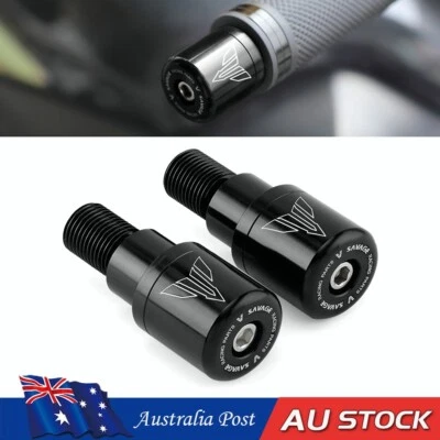 CNC Handlebar Bar Ends for YAMAHA TDM 900A 850 TMAX 530 FZ6R FZ6 N/S FZR 600 - image 1 of 4