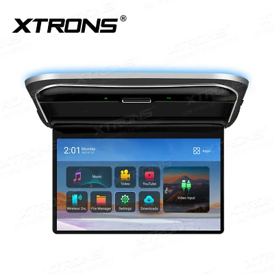 Android 12.5" HDMI 1080P 8 núcleos techo coche techo abatible monitor USB Foto 1 de 4