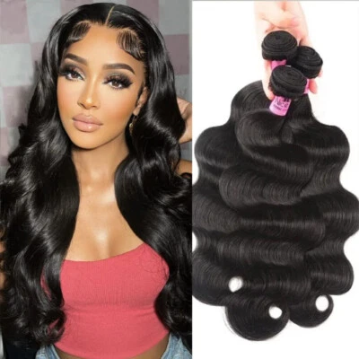 UNICE Paquetes de Cabello Humano Onda Corporal Euroasiática Virgen Húmeda Ondulada Extensión de Tejido Foto 1 de 4