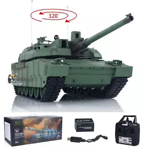 1/16 Tongde RC Tank Model H2408 Leclerc RTR BB Shooting Barrel Recoil Infrared - Picture 1 of 22
