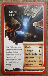 TOP TRUMPS 'Specials Merlin' Sidhe Elder, Single Card