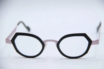 NEW ANNE ET VALENTIN FEVER U223 BLACK PINK AUTHENTIC EYEGLASSES 42-17 - Image 1 of 4