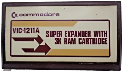 COMMODORE VC-20 / VIC-20 -- SUPER EXPANDER WITH 3K RAM CARTRIDGE (VIC-1211A) - Bild 1 von 4
